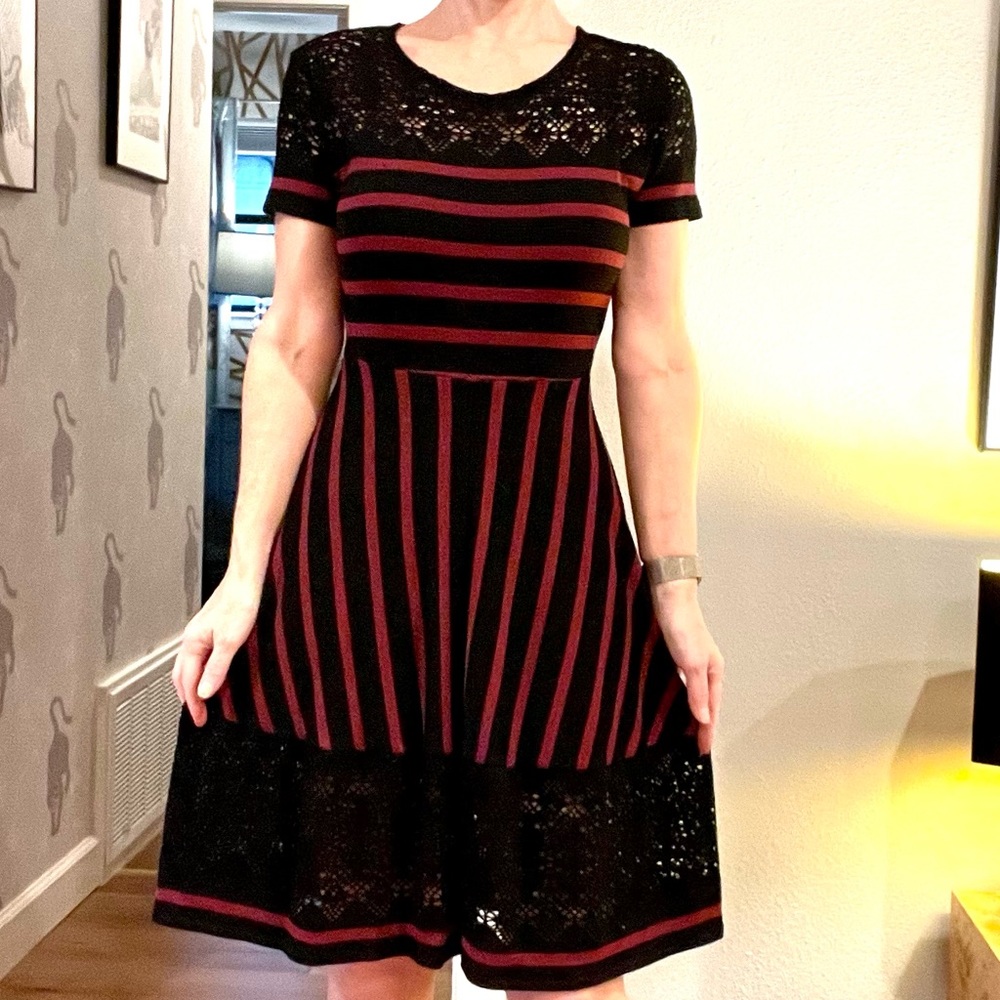 BCBG stretchy A-line dress